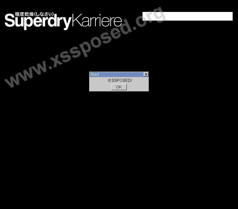 All Vulnerabilities for karriere.superdry.de Patched via Open Bug Bounty