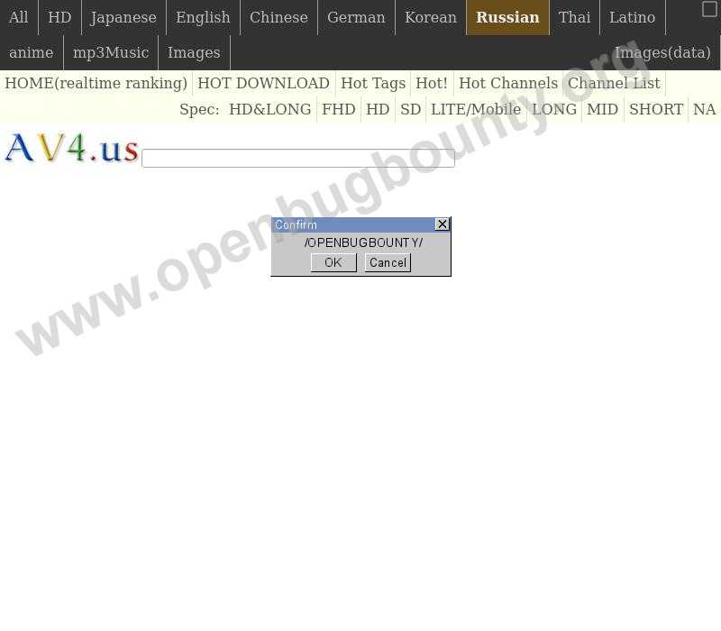 ru.mytubes.xyz Cross Site Scripting vulnerability OBB-982480 | Open Bug  Bounty